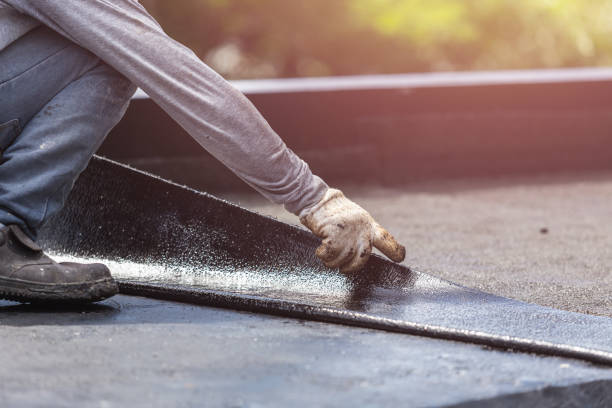 Professional Waterproofing technician working in Mecosta, MI
